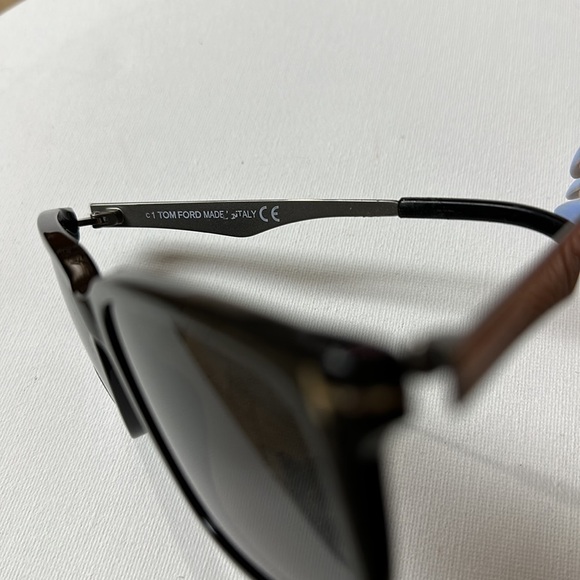 Tom Ford Polarized Anti Reflective Square Garrett 54mm Sunglasses NEW - Picture 3 of 14